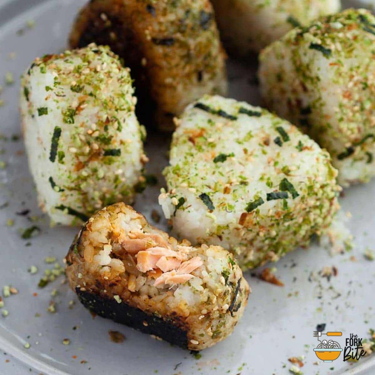 Cute Onigiri (Rice Ball) with Spicy Tuna / Salmon Recipe The Fork Bite