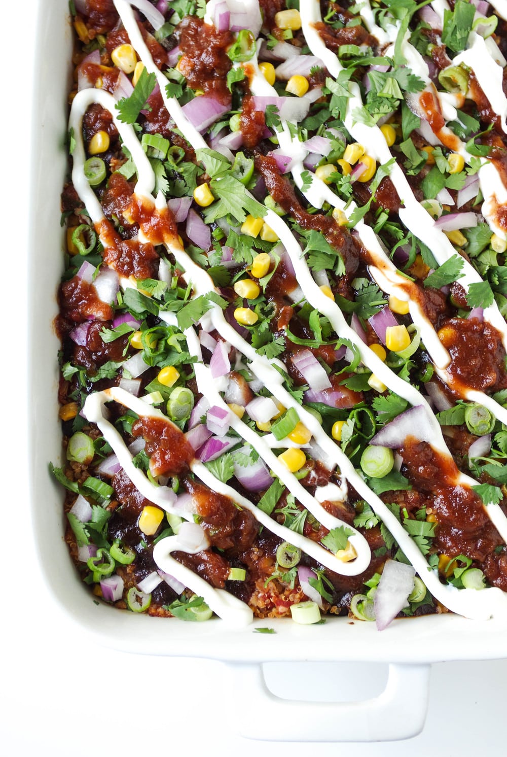 BBQ Chicken Quinoa Casserole The Forked Spoon