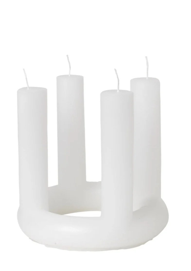 Lucia Candle White The Foxes Den