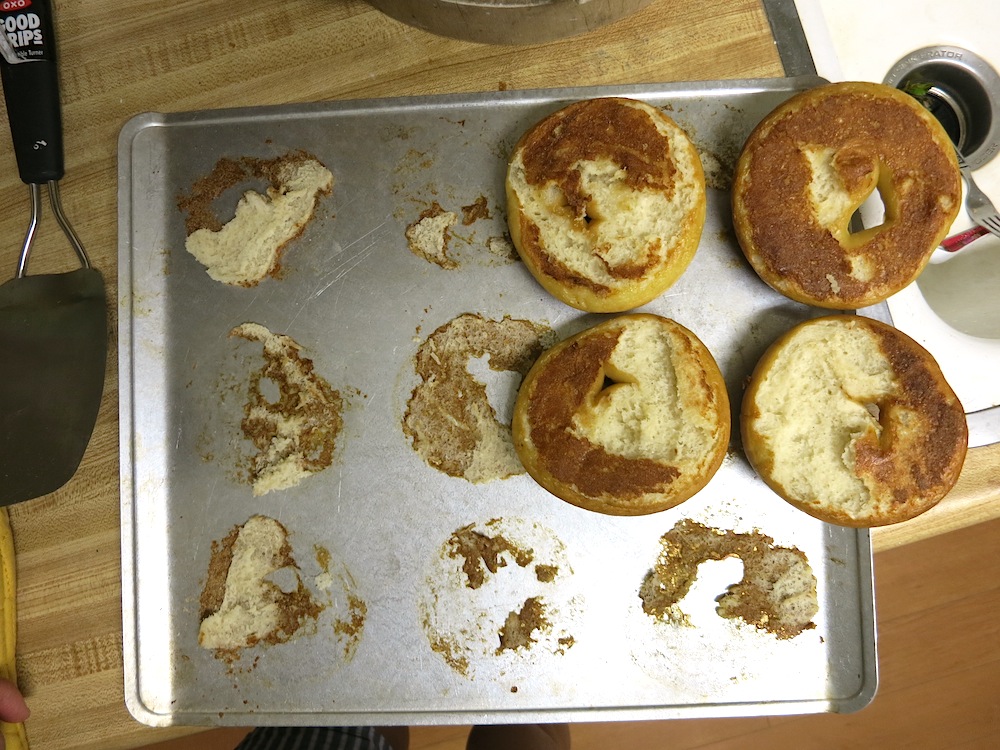 Massive Sticking on Bottom of Bagels The Fresh Loaf