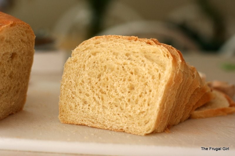 By popular request How to Slice Homemade Bread The Frugal Girl