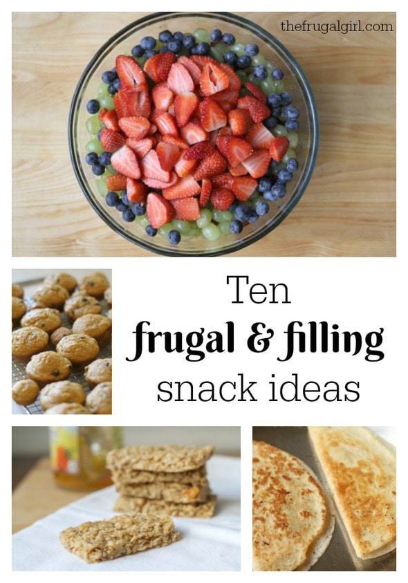 10 frugal and filling snack ideas for hungry kids The Frugal Girl
