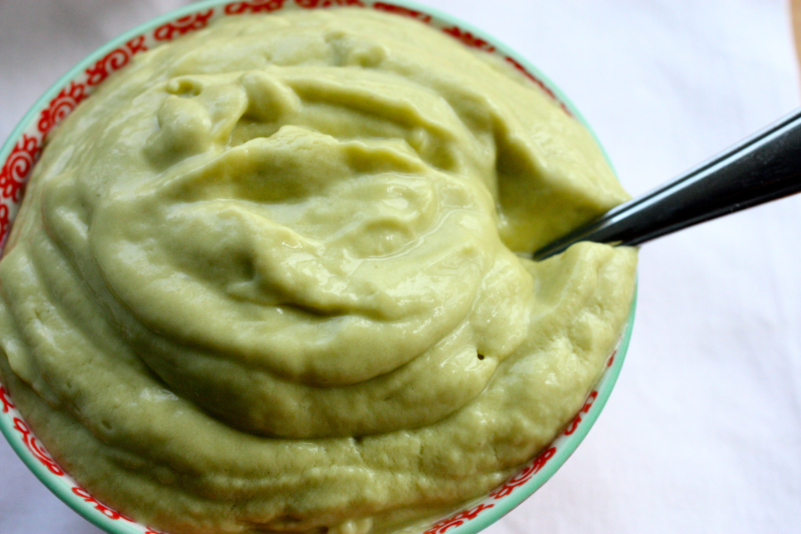 Green Tea, Peach, and Avocado Soft Serve The Full Helping