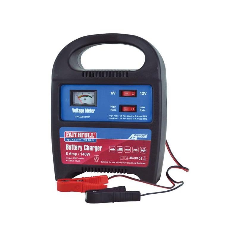 Vehicle Battery Charger 9112Ah 8 amp The Garden Range