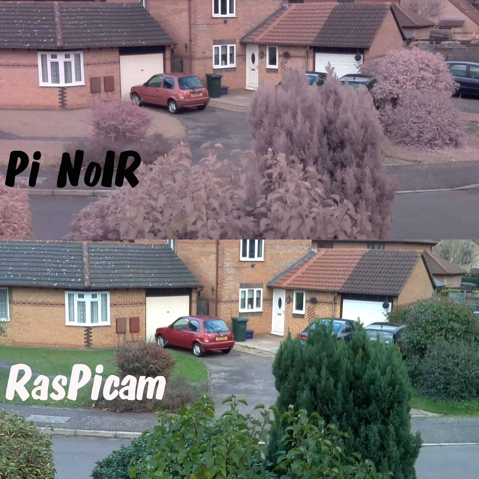 Raspberry Pi NOIR vs Normal Camera The Geek Pub