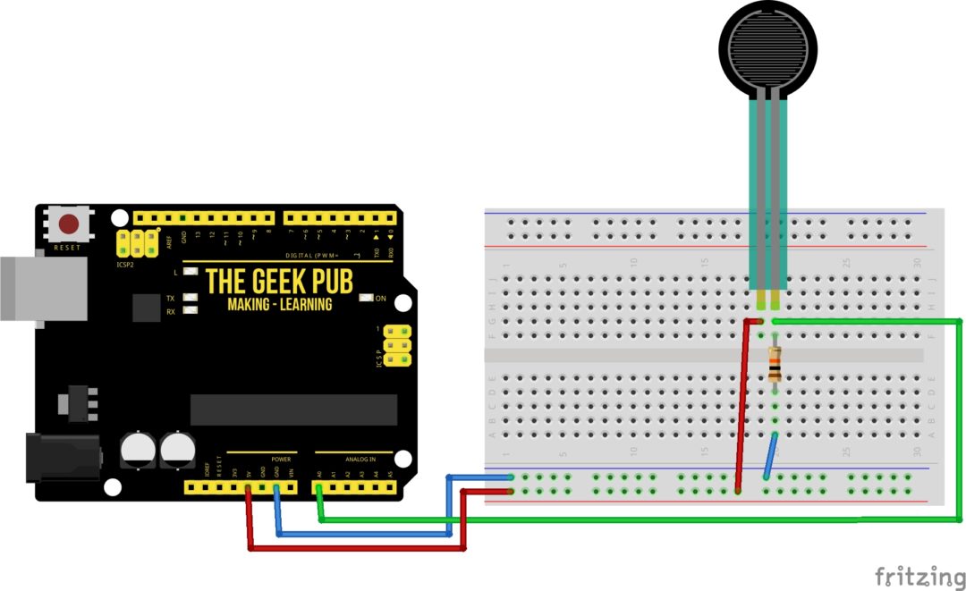Arduino Force Sensor Tutorial The Geek Pub