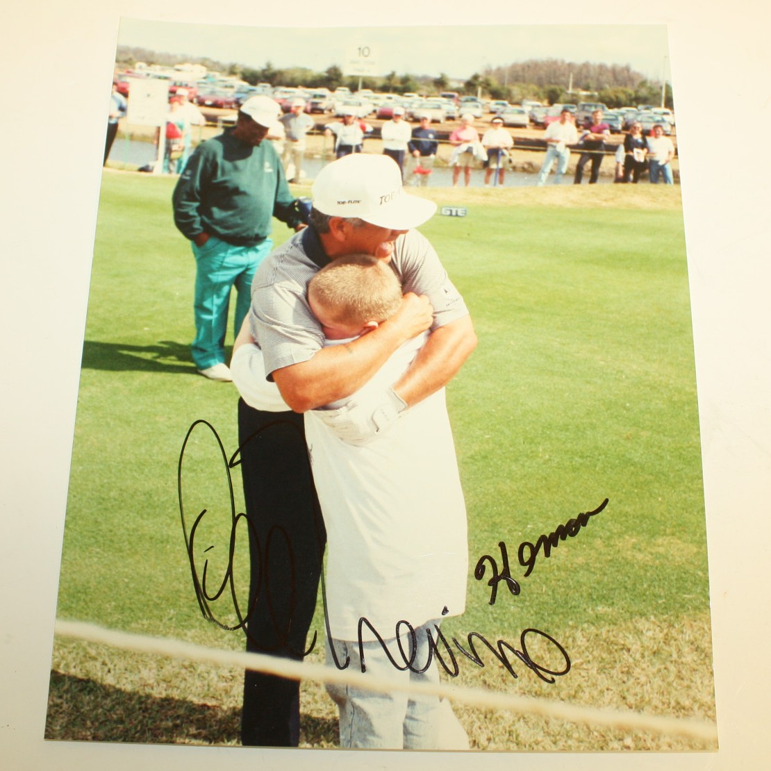 Lot Detail Lee Trevino Signed Spalding Wooden Shaft Putter with