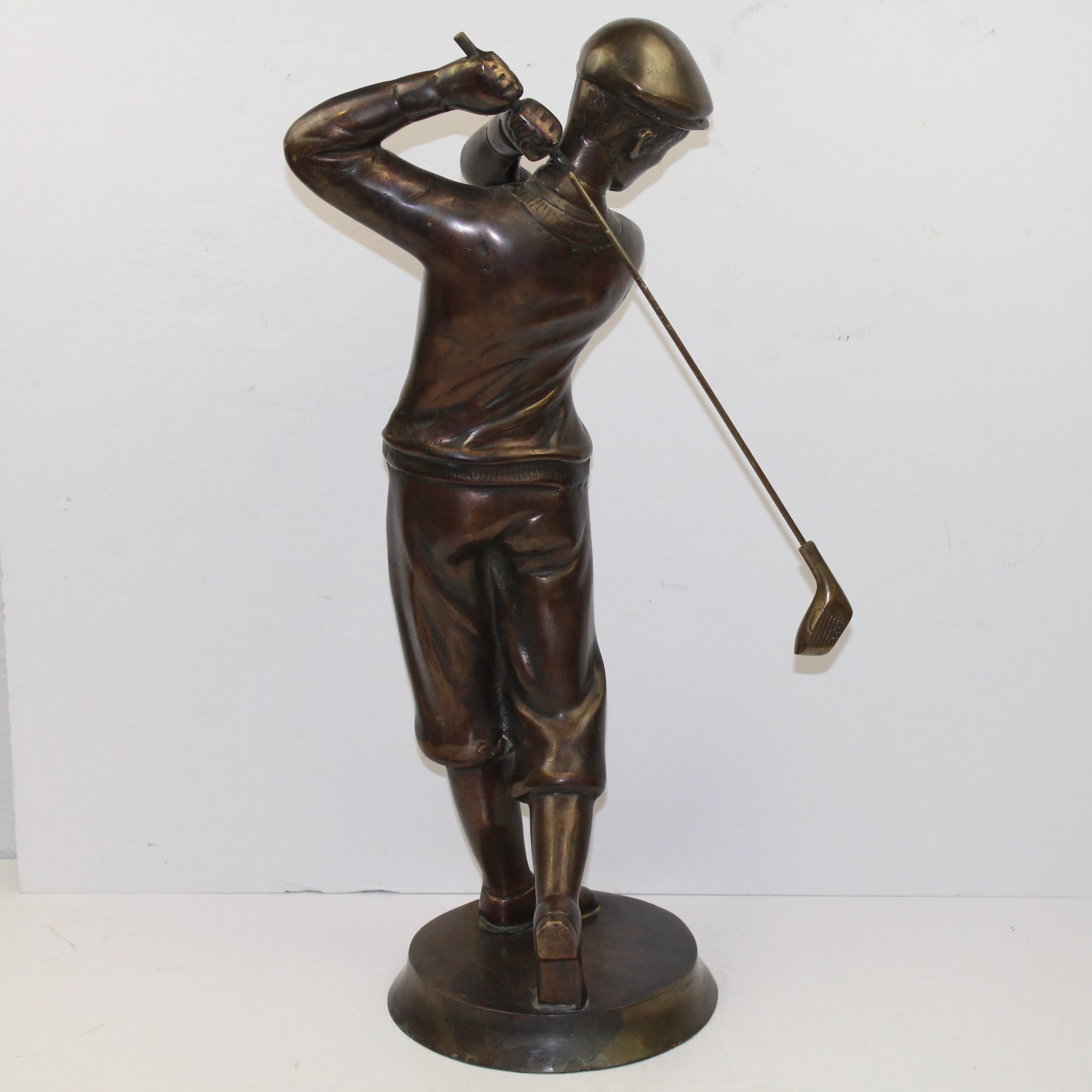 Lot Detail Vintage Large Depicted Turn of Century Golfer Unmarked