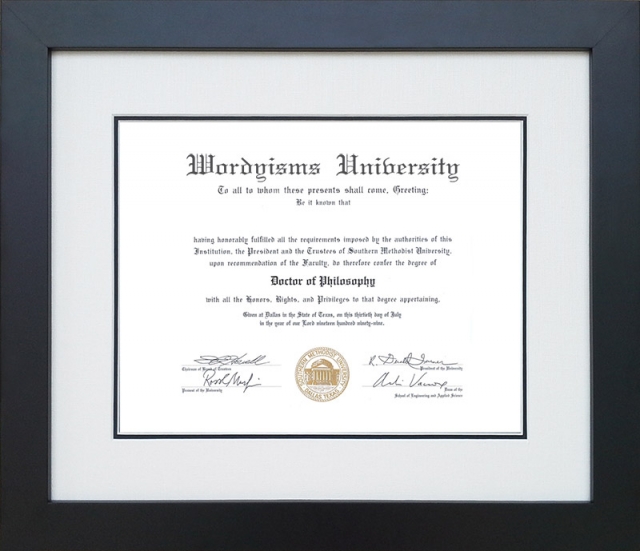 Order Diploma Frames CHCP Students Order Page
