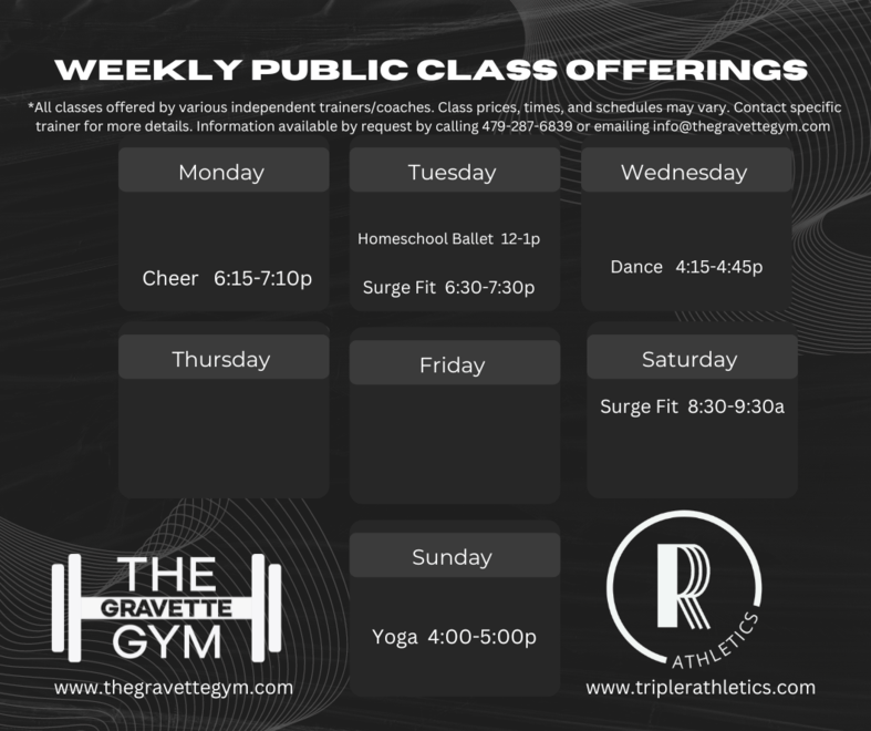 The Gravette Gym Gravette, AR 72736