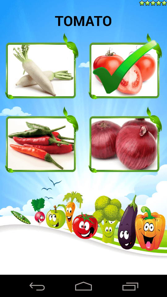 Learn Vegetables