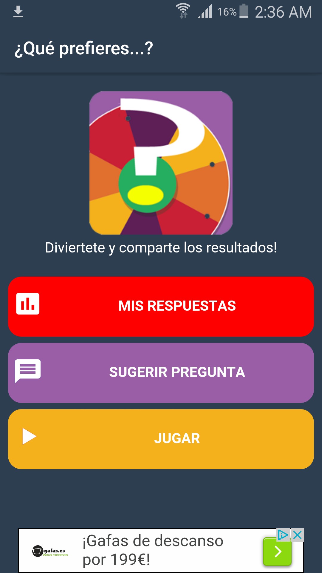 ¿Qué prefieres...?