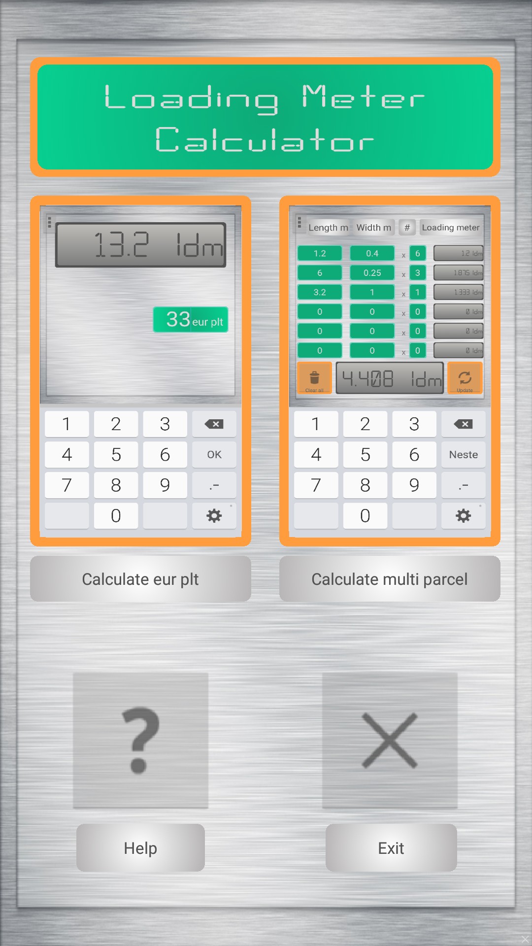 Loading Meter Calculator
