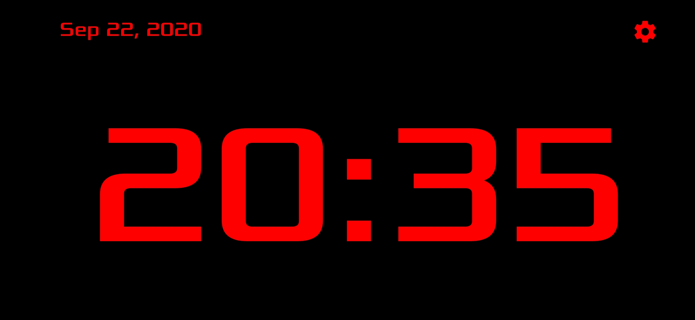 Just a simple night clock