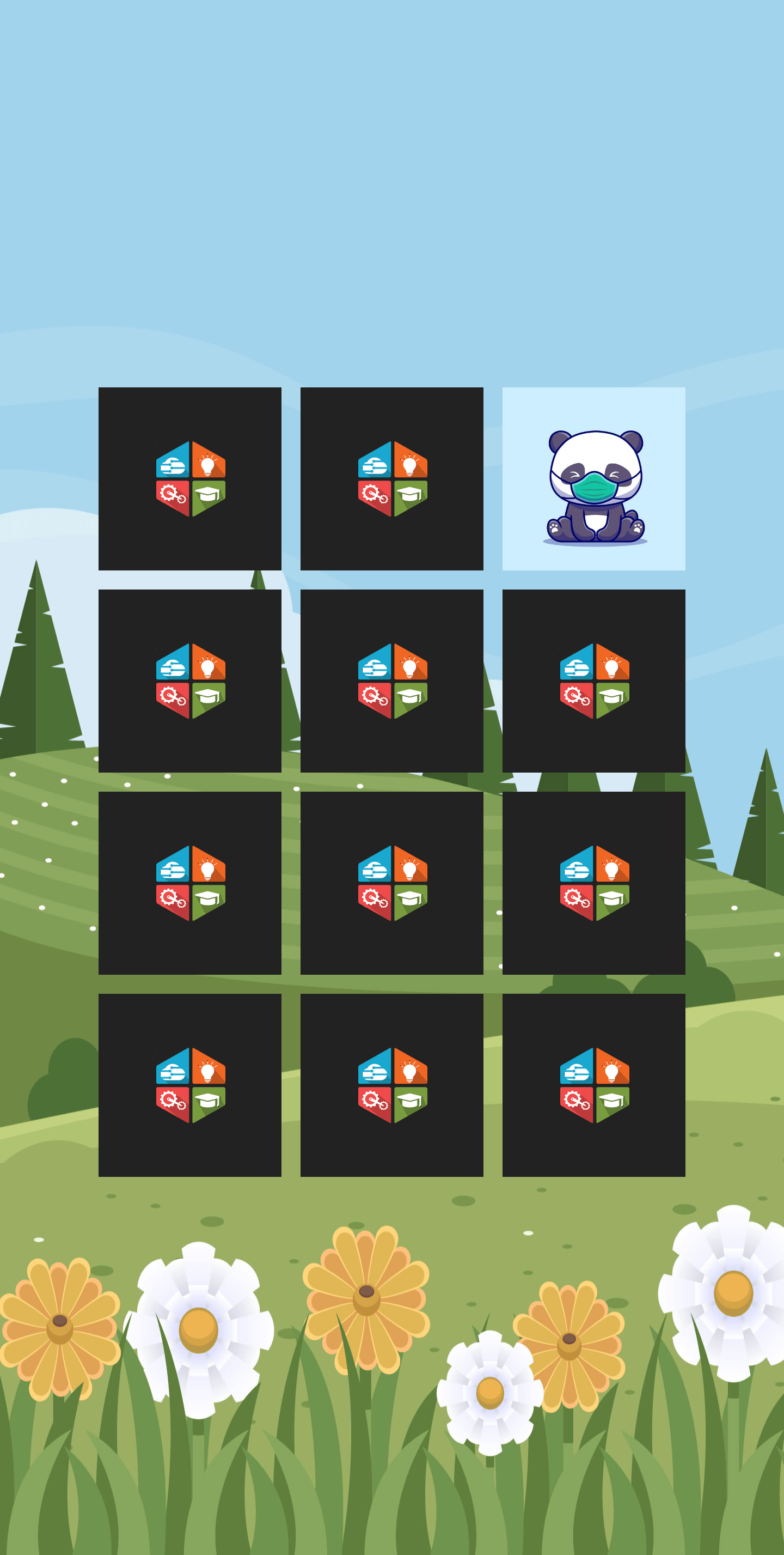 Free Online Concentration memory matching game from Jumping.