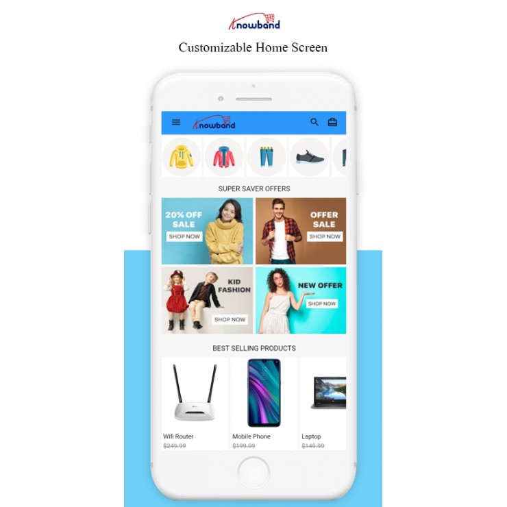 Nautica OpenCart Mobile App