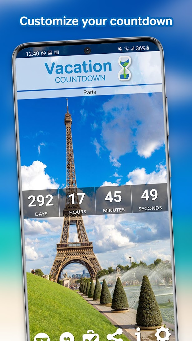 Vacation Countdown App