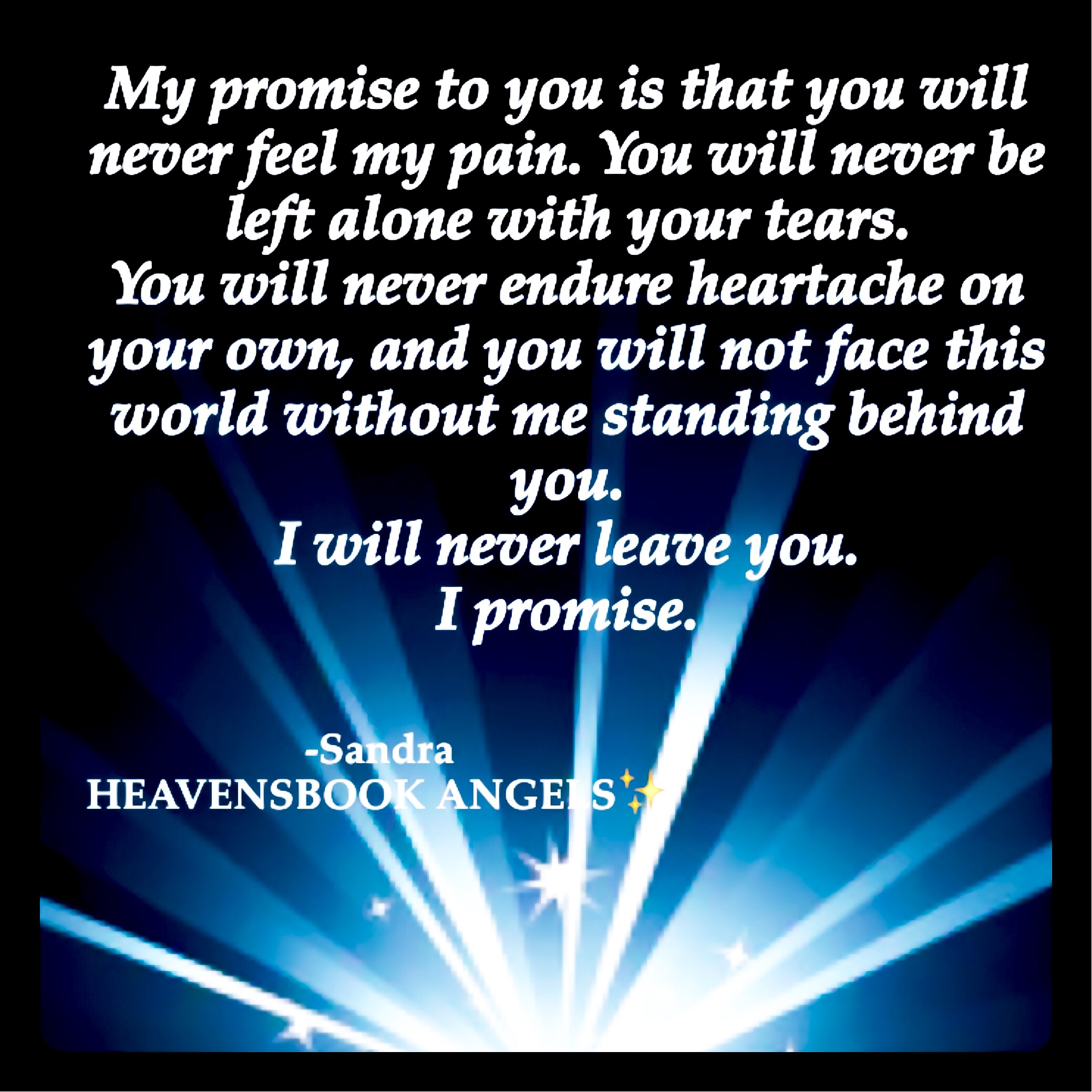 I will never leave you The Grief Toolbox