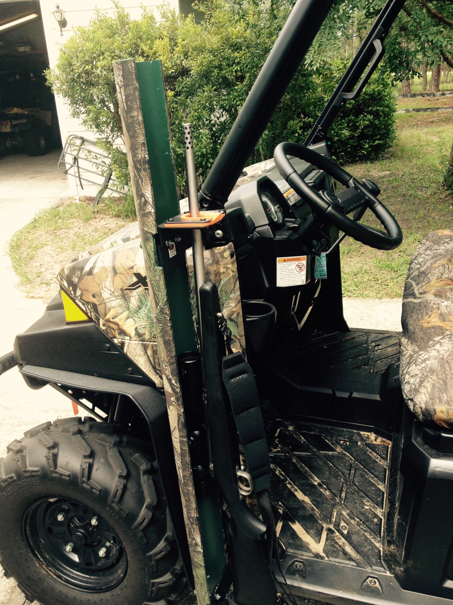 Jerry came up with a GREAT idea for his Polaris Ranger XP The Gun Grabber