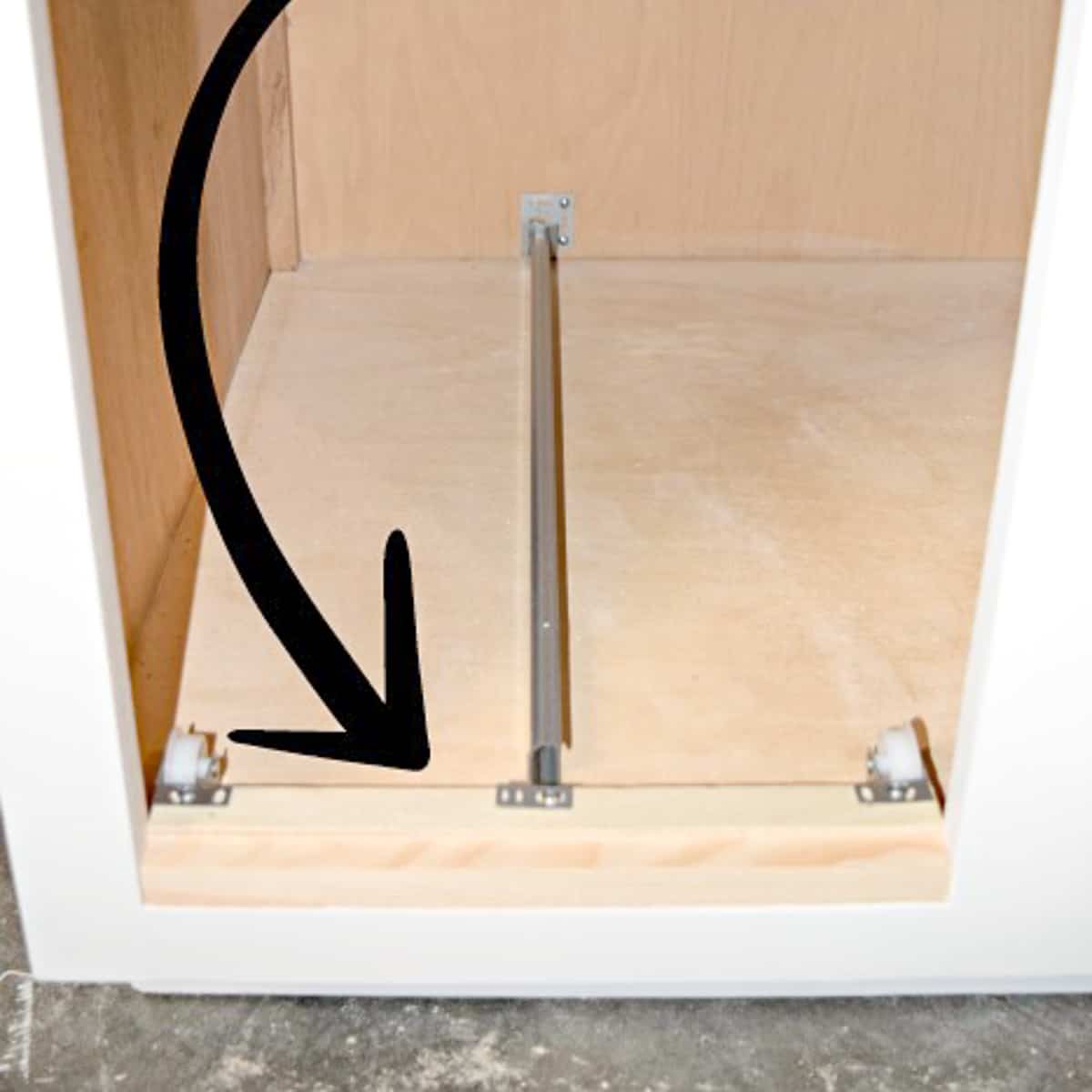How to Add a Pull Out Trash Can to a The Handyman's Daughter