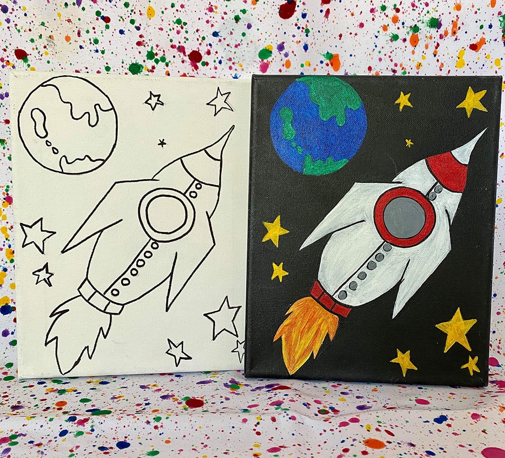 Kids PreDrawn Designs The Happy Canvas, LLC
