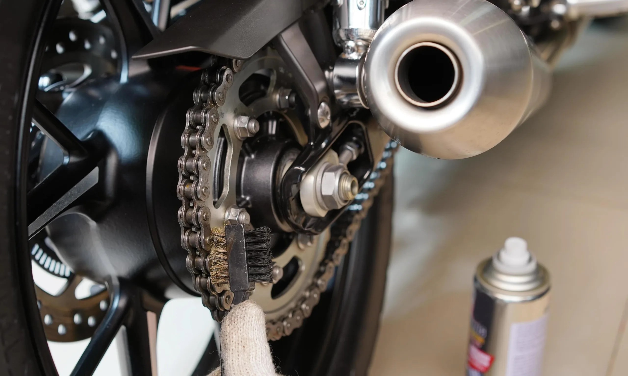 Motorcycle Chain and Sprocket Maintenance