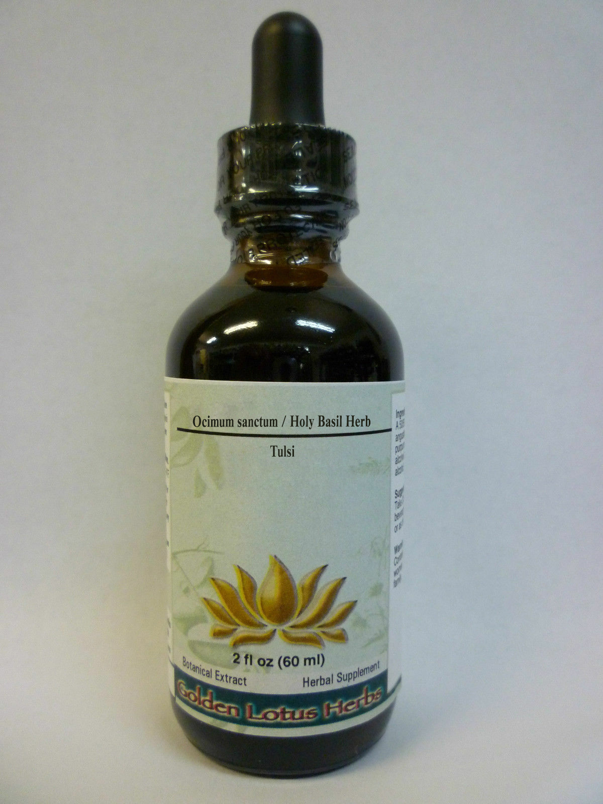 Holy Basil Leaf / Ocimum sanctum / Tulsi Single Herb Alcohol Fluid Extract