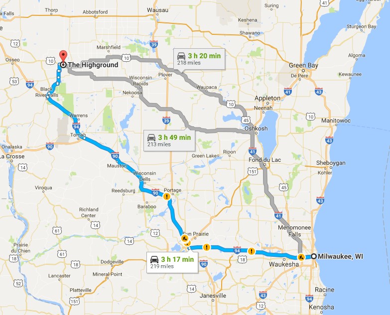 Contact Us and Directions The Highground