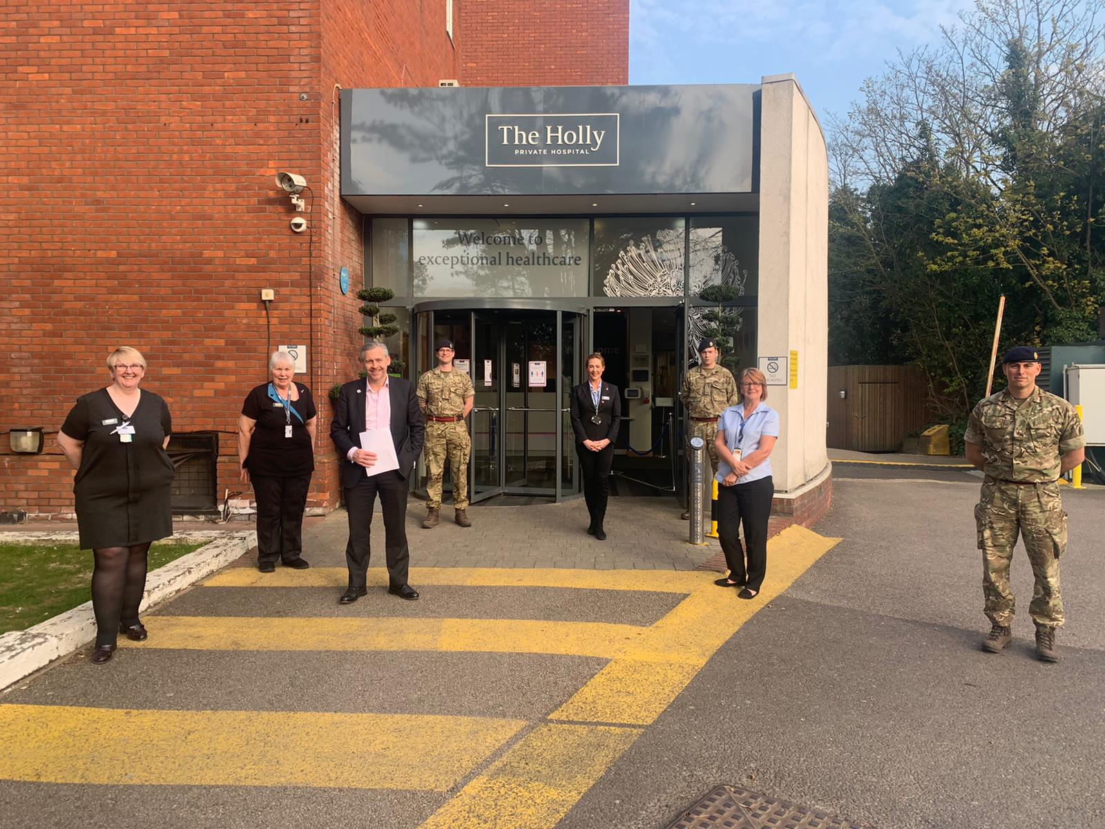 The Holly and British Army team up to send essential equipment to NHS