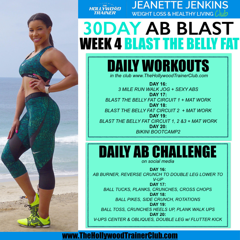 30Day Ab Blast Challenge Week 4 (Day 16 to Day 20) Jenkins