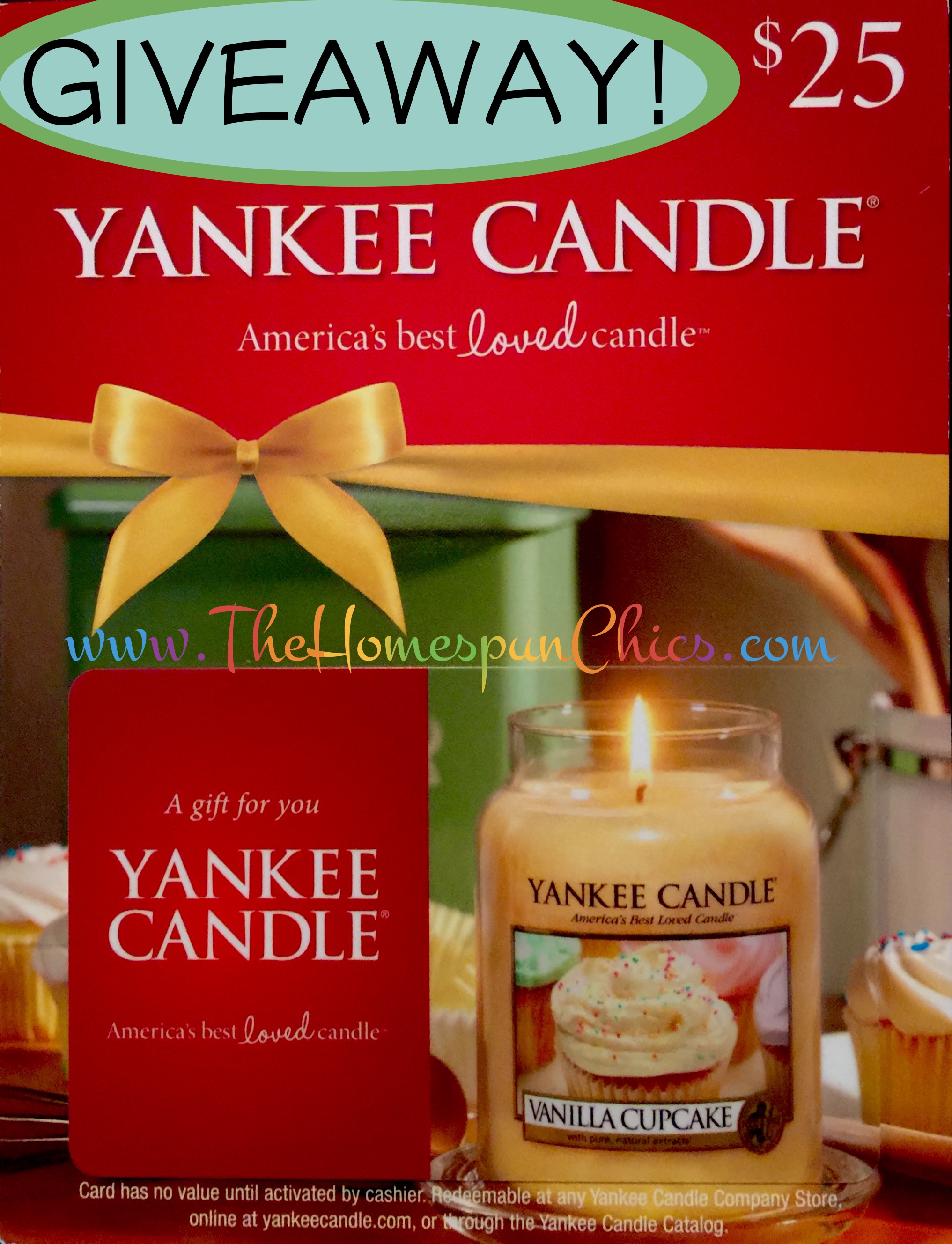 Giveaway! Yankee Candle 25 Gift Card