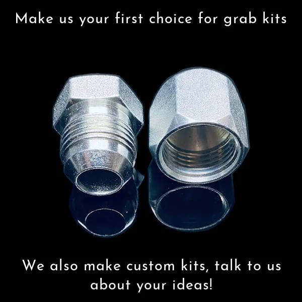 Hydraulic JIC cap and plug kit 62 pieces The Hose Monkey