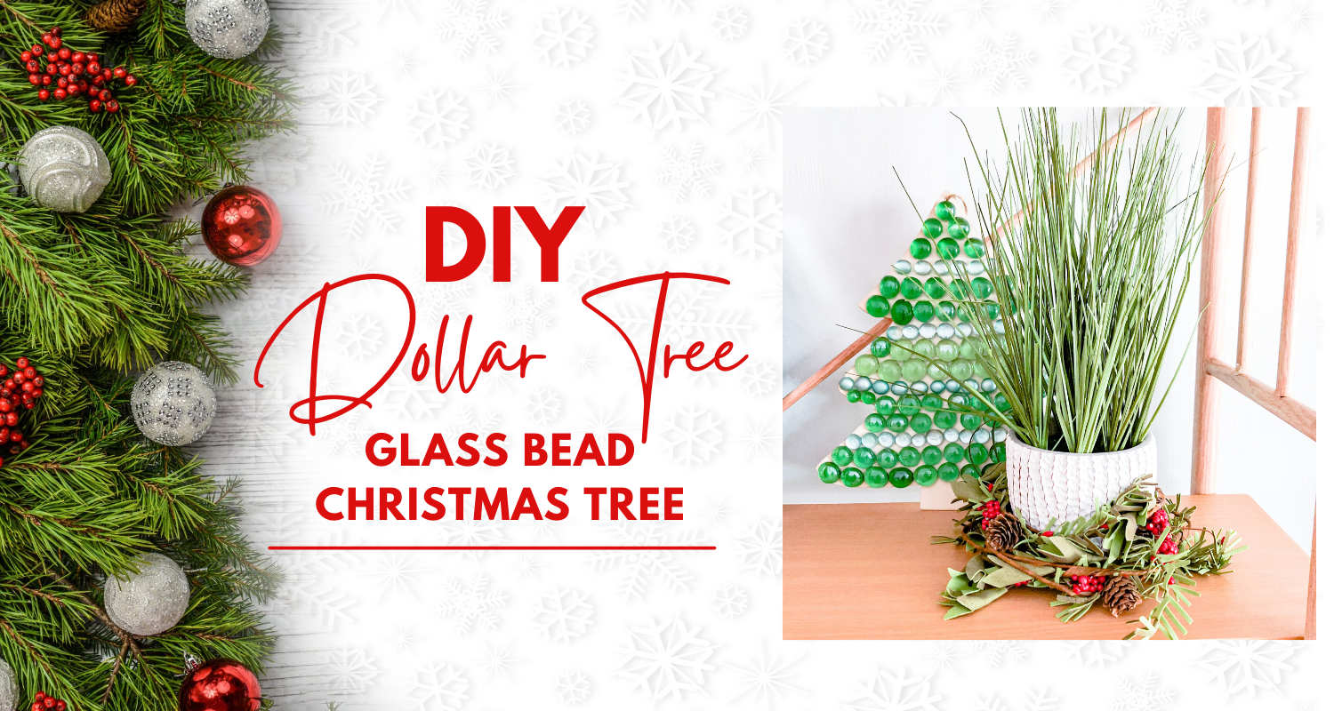 DIY Glass Bead Christmas Tree the House house