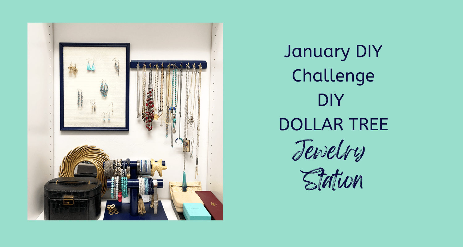 DIY Dollar Tree Jewelry Station the House house