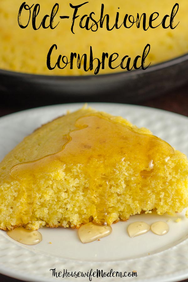Oldfashioned, Cast Iron Skillet Cornbread