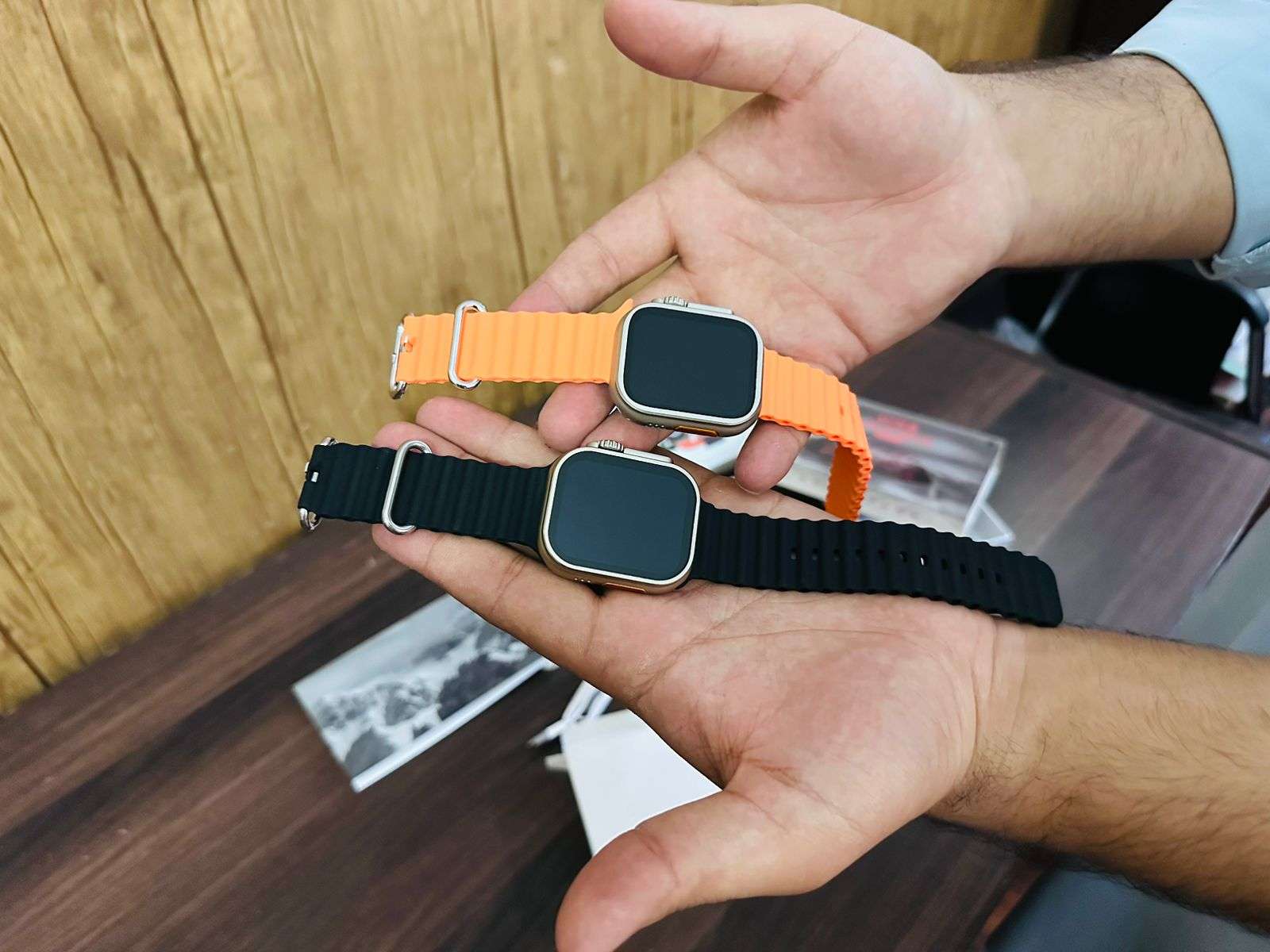 Apple Smart watch Master Copy AMOLED Display Ultra Max Compass Smart Watch Men Heart Rate