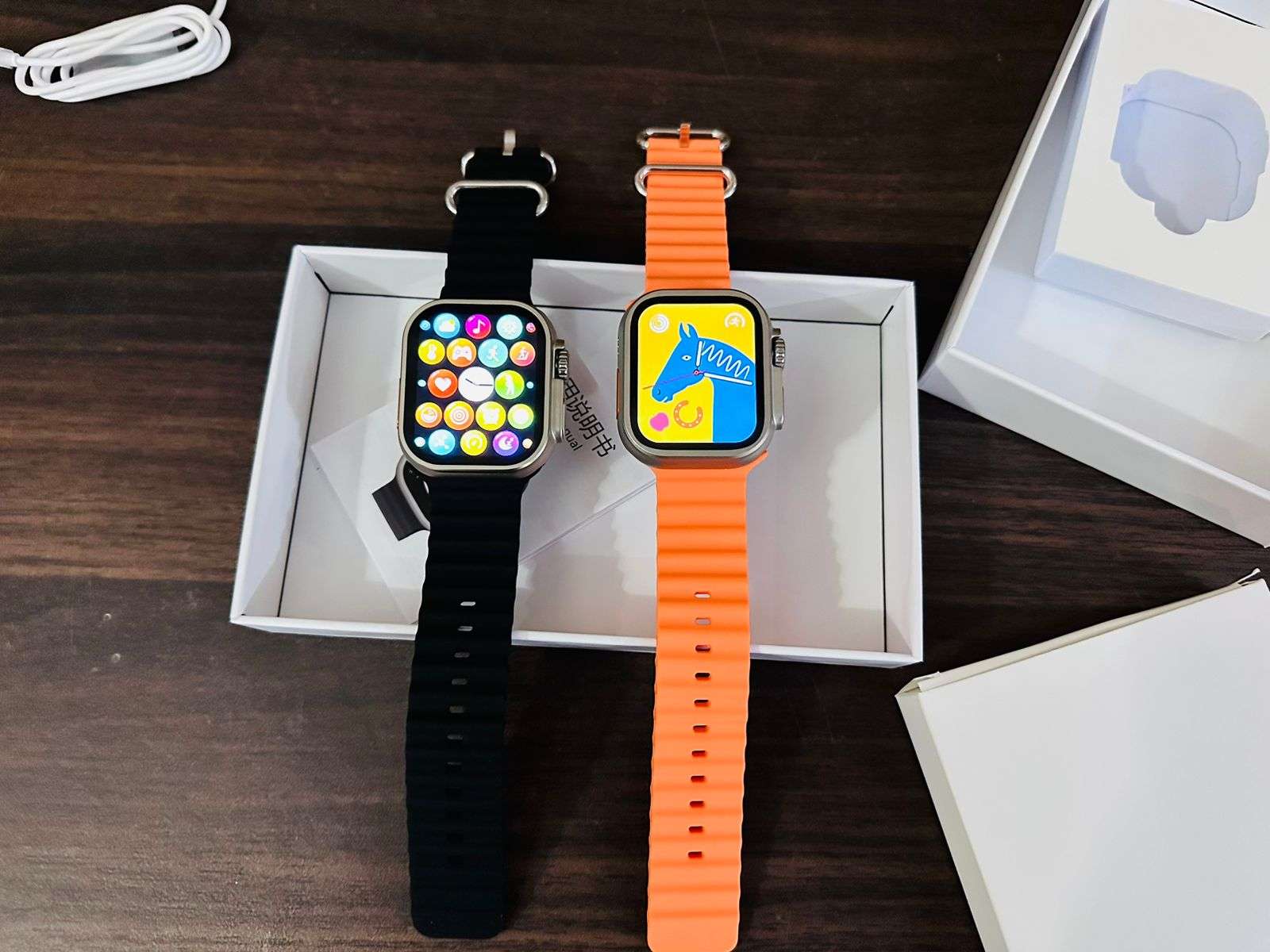 Apple Smart watch Master Copy AMOLED Display Ultra Max Compass Smart Watch Men Heart Rate