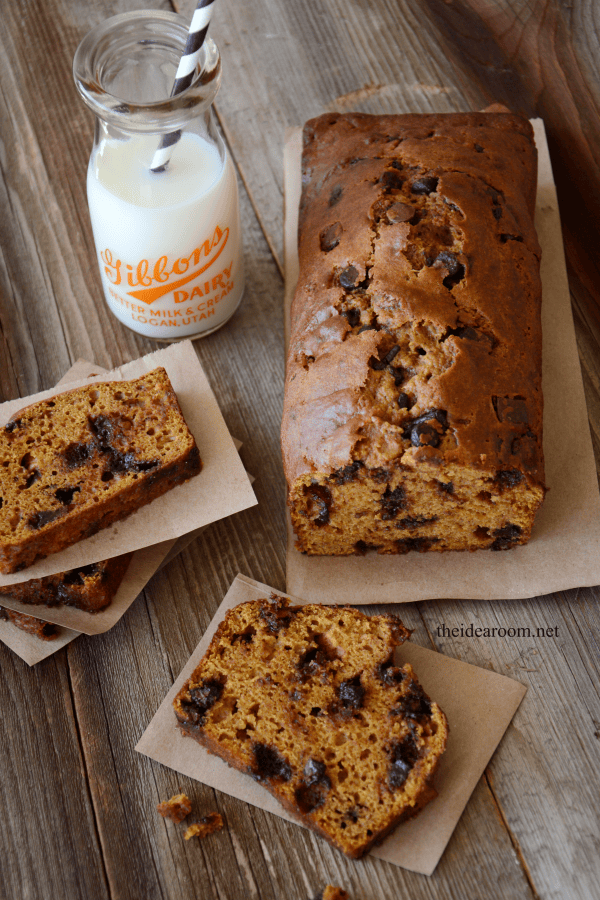 Pumpkin Chocolate Chip Bread The Idea Room