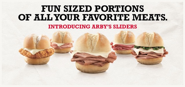 FAST FOOD NEWS Arby's Sliders The Impulsive Buy