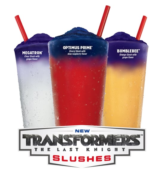 FAST FOOD NEWS Sonic Transformers The Last Knight Slushes The