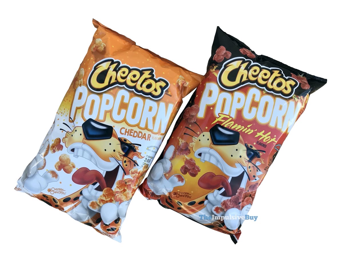 REVIEW Cheetos Popcorn (Cheddar and Flamin' Hot) The Impulsive Buy