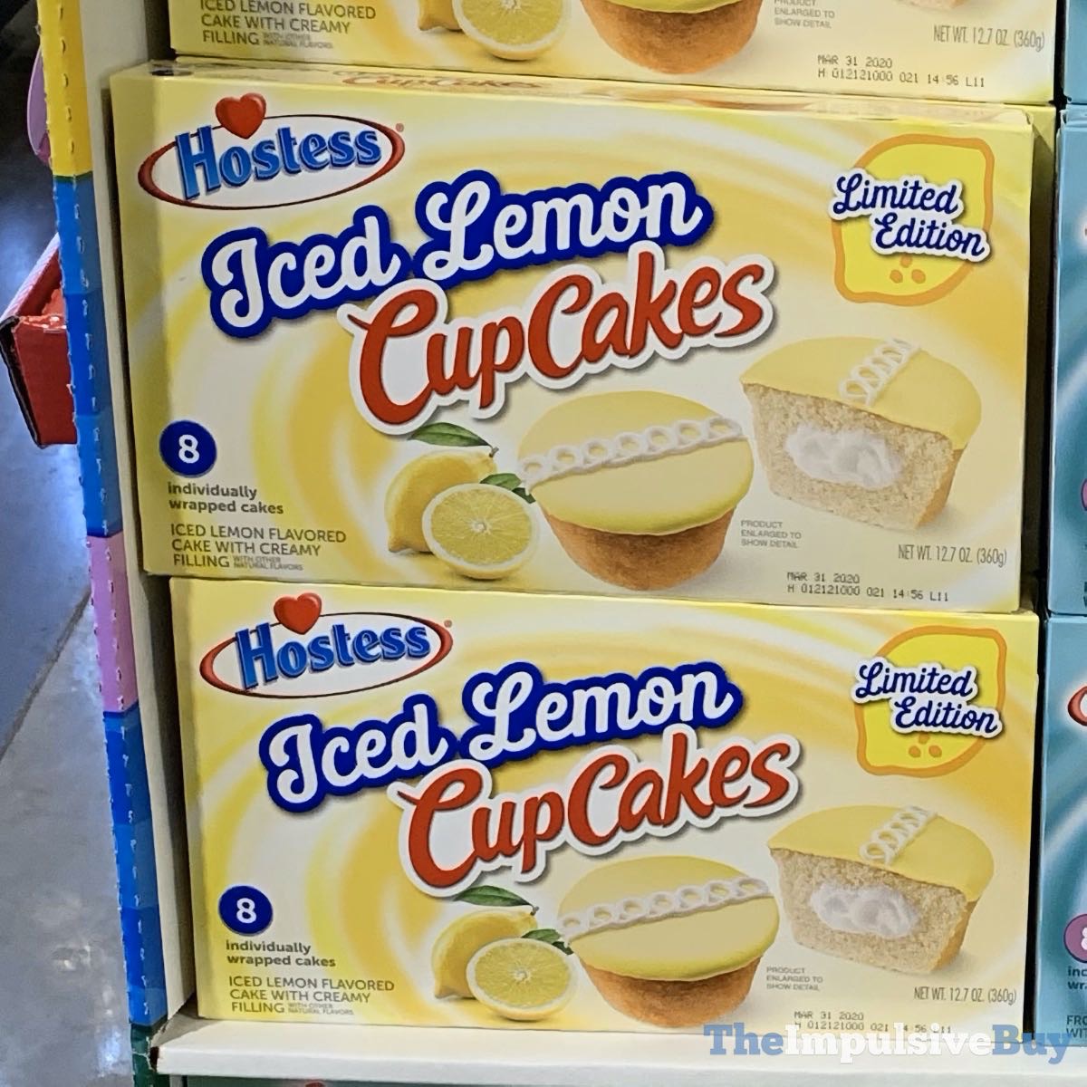 SPOTTED Hostess Limited Edition Iced Lemon CupCakes The Impulsive Buy