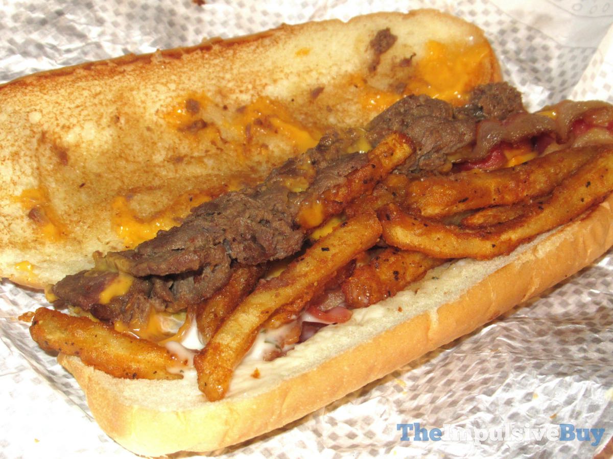 REVIEW Checkers/Rally’s Fully Loaded Fries Bacon Steak Sub The