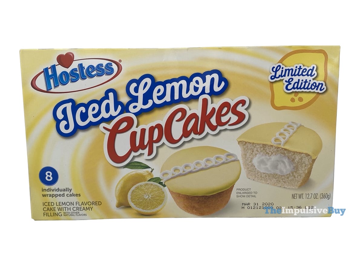REVIEW Hostess Limited Edition Iced Lemon CupCakes The Impulsive Buy