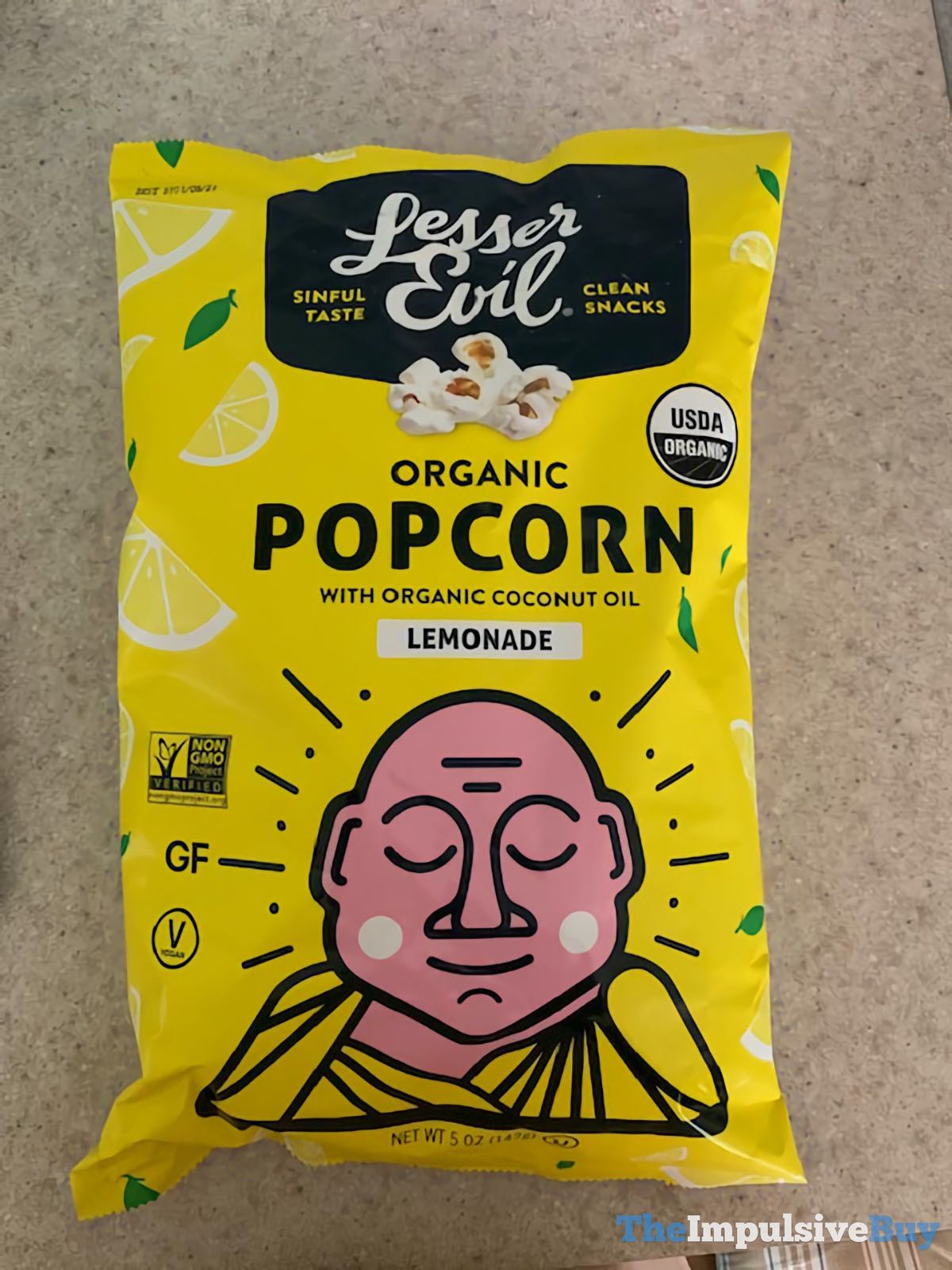 SPOTTED Lesser Evil Lemonade Organic Popcorn The Impulsive Buy