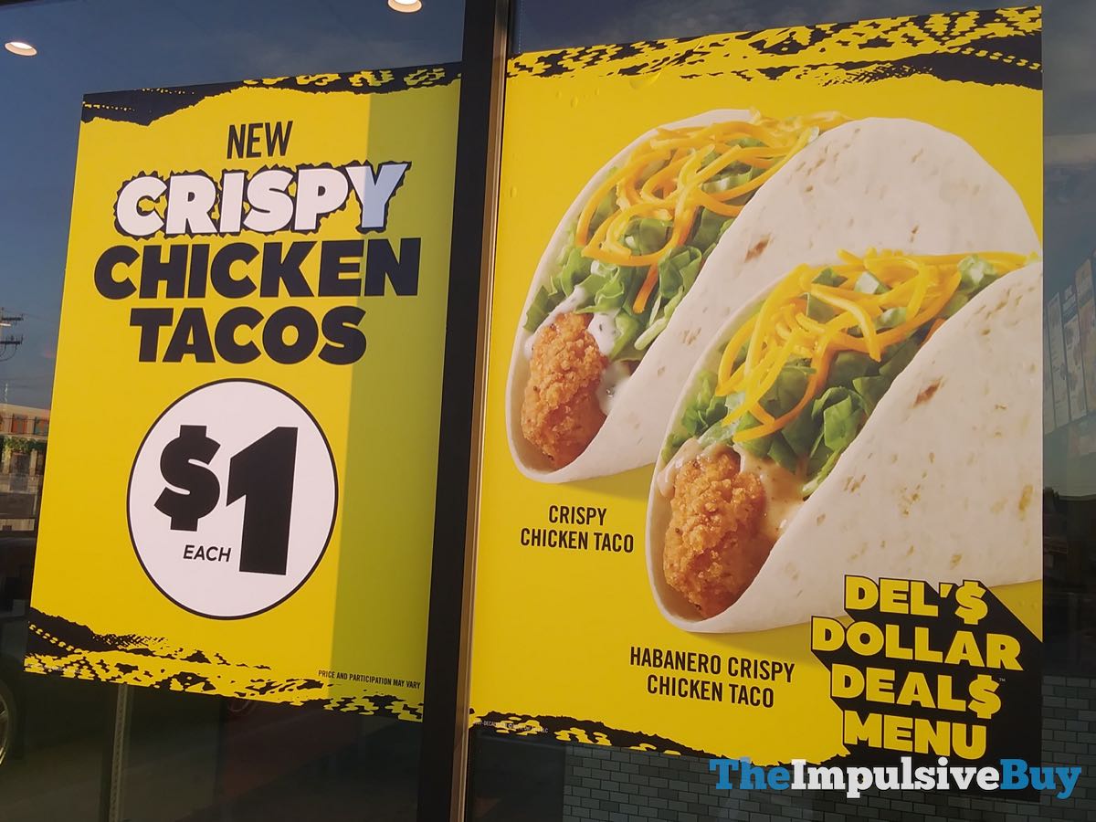 REVIEW Del Taco Crispy Chicken Tacos The Impulsive Buy