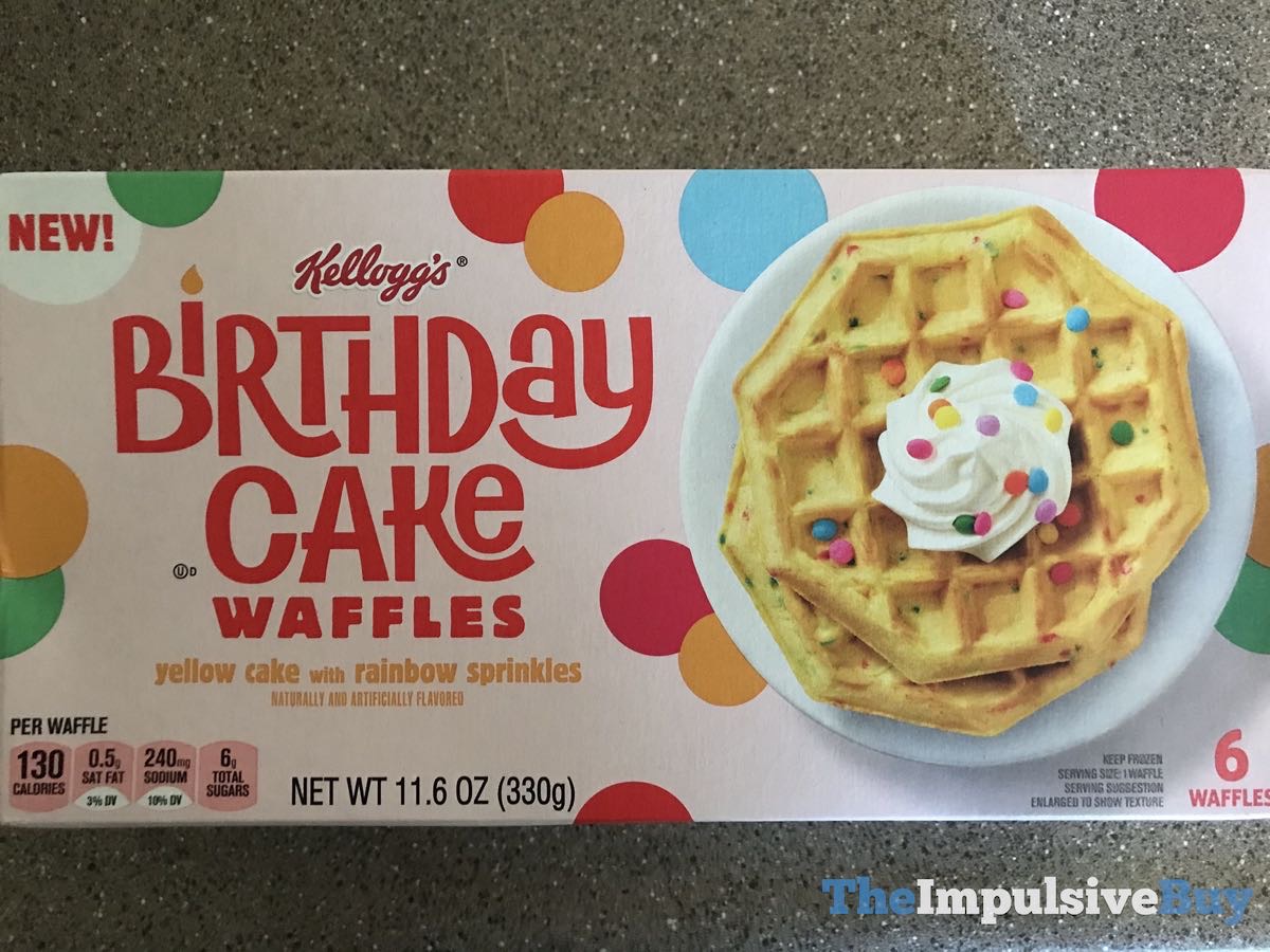 SPOTTED Kellogg's Birthday Cake Waffles The Impulsive Buy