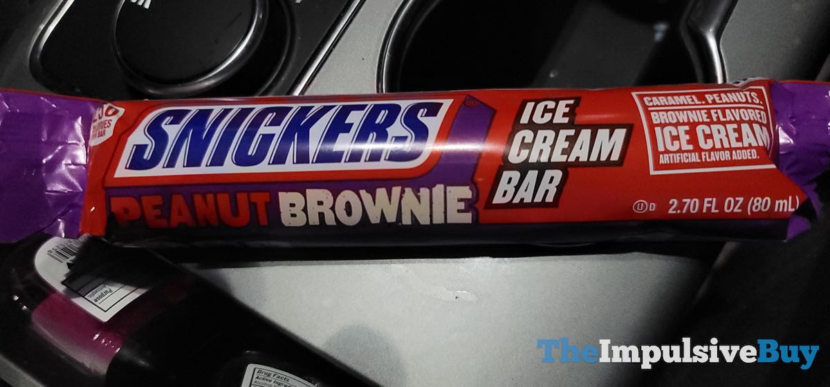 SPOTTED Snickers Peanut Brownie Ice Cream Bar The Impulsive Buy