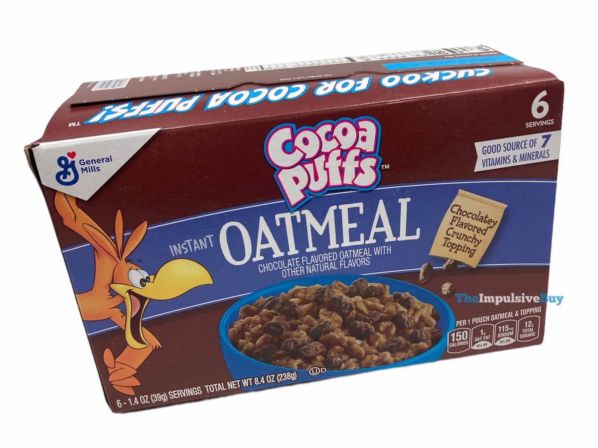 REVIEW Cocoa Puffs Oatmeal The Impulsive Buy