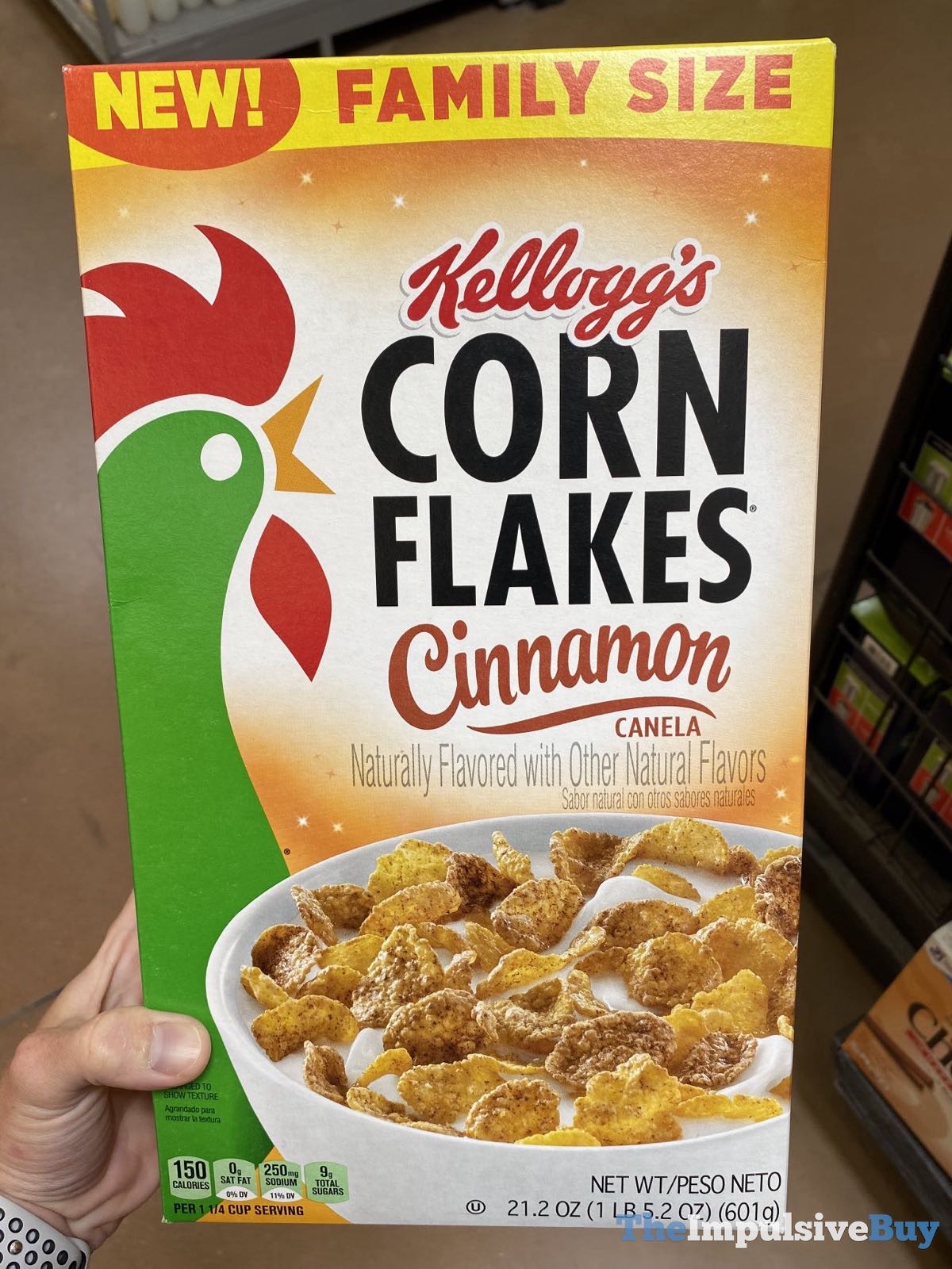 SPOTTED Kellogg's Corn Flakes Cinnamon Cereal The Impulsive Buy
